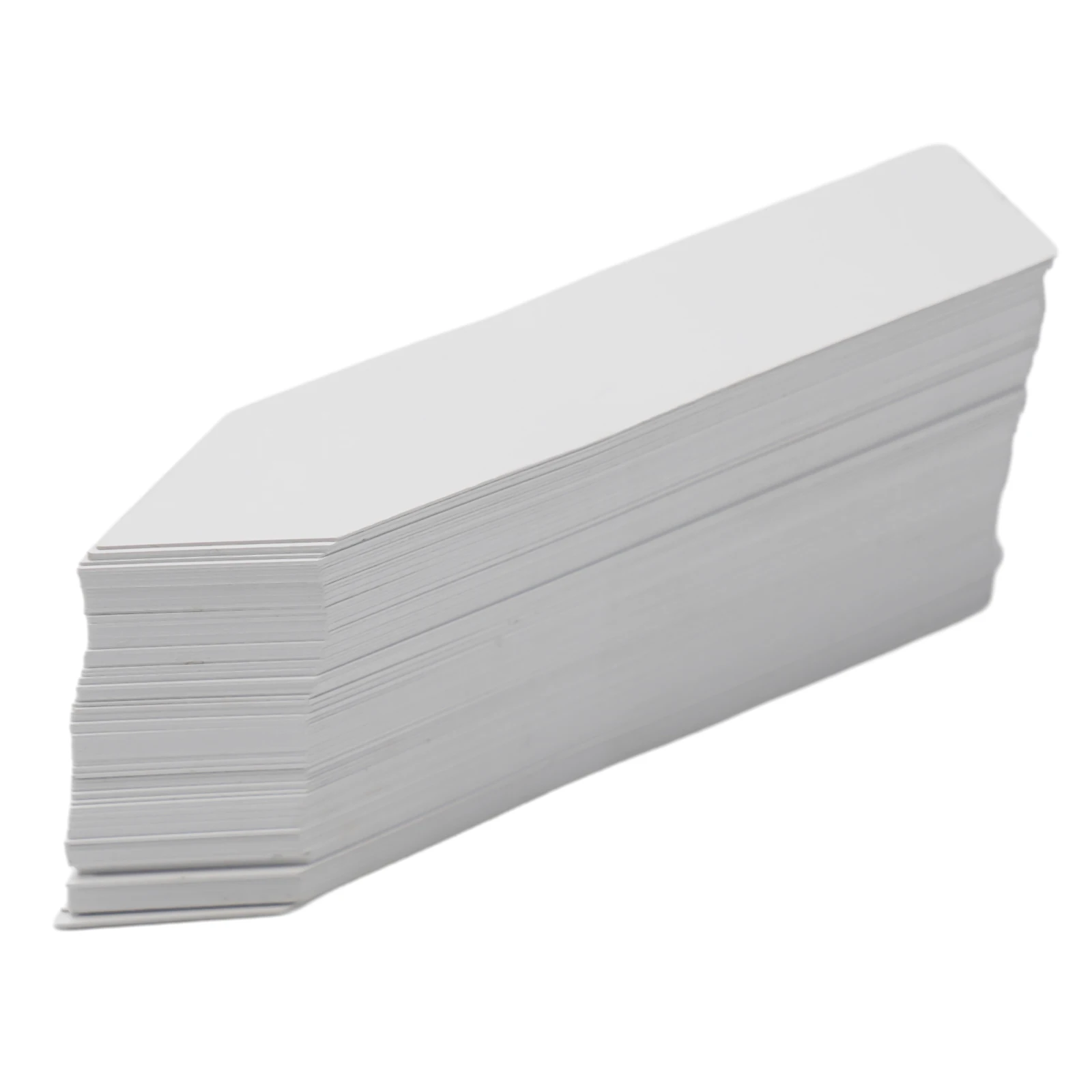 Reusable Plastic Plant Tags for Gardening 10x2 cm Flexible and Labels with Matte for Easy Marking on Both Sides