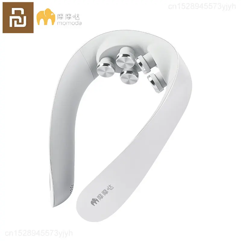 

Xiaomi Youpin Momoda Smart Massagers Home Rechargeable Portable 6D Massage Head Point Vibration Hot Apply Cervical Massage Relax