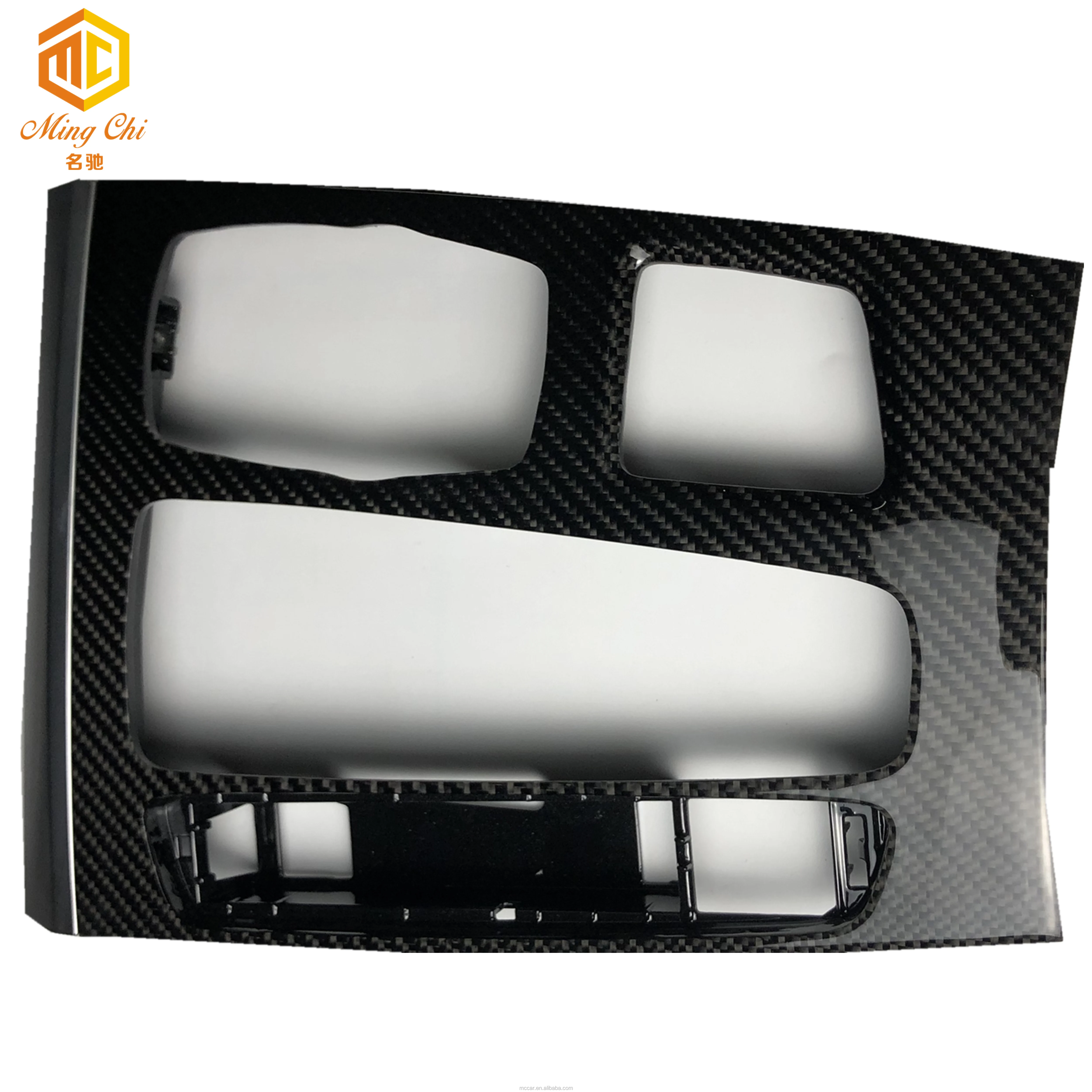 Carbon Fiber Center Panel Interior Storage Box Cover for BMW F15 F16 F85 F86 X5 X6 X5M  X6M