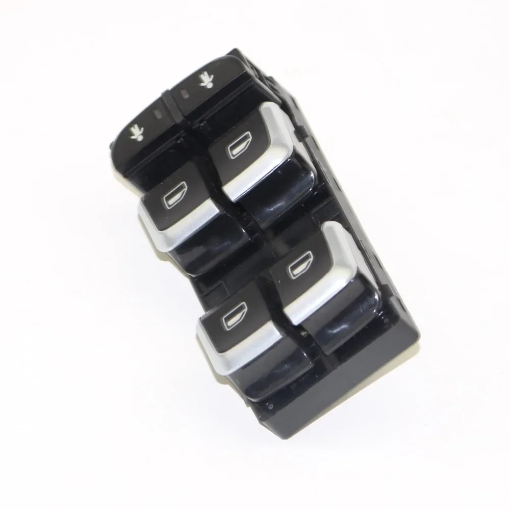 

OEM Chrome Drivers Window Master Switches Glass Lifts Control Switch Button For A6 S6 C7 A7 Q3 RS6 RS7 4GD 959 851 B