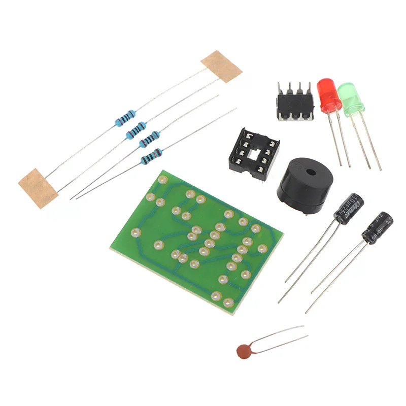 Ne555 Diy Kit Led Flasher&Signal Generator Circuit with Pcb for Electronics Education&Solder Practice