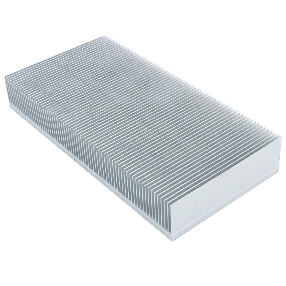 

200x100x30mm Aluminum Heatsink Skiving Fin Heat Sink Radiator Cooling for Electronic LED Integrated Circuit Heat Dissipation