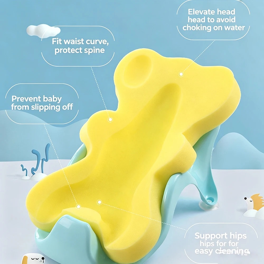 Alas Mandi Bayi dengan Penutup - Non Slip Bath Mat ulasan dan harga