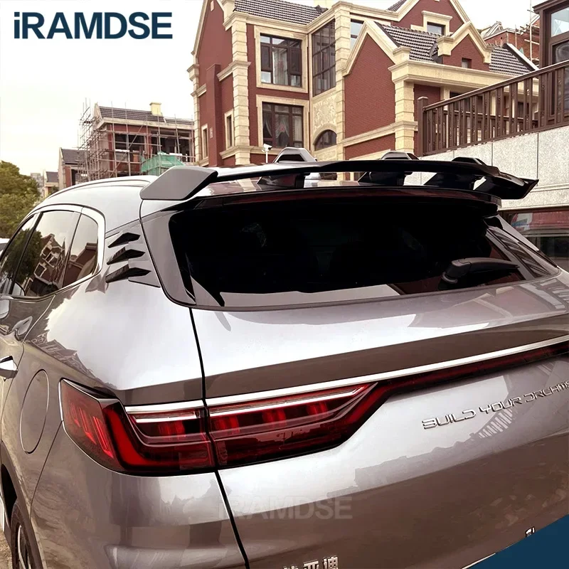 Rear Windshield Side Spoiler for BYD SEAL U Exterior Decorative C Pillar Rear Wing 2023 2024 Carbon Paint Accessories