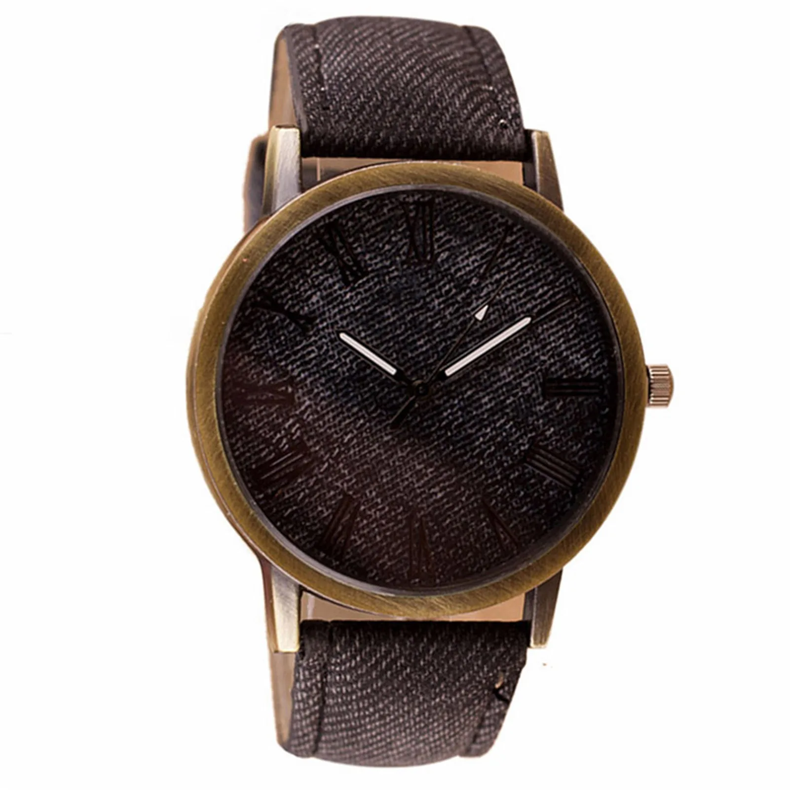 Fashion Minimalist Wrist Watch Large Dial Casual Analog Wrist Watch for Shopping or Gathering with Friends