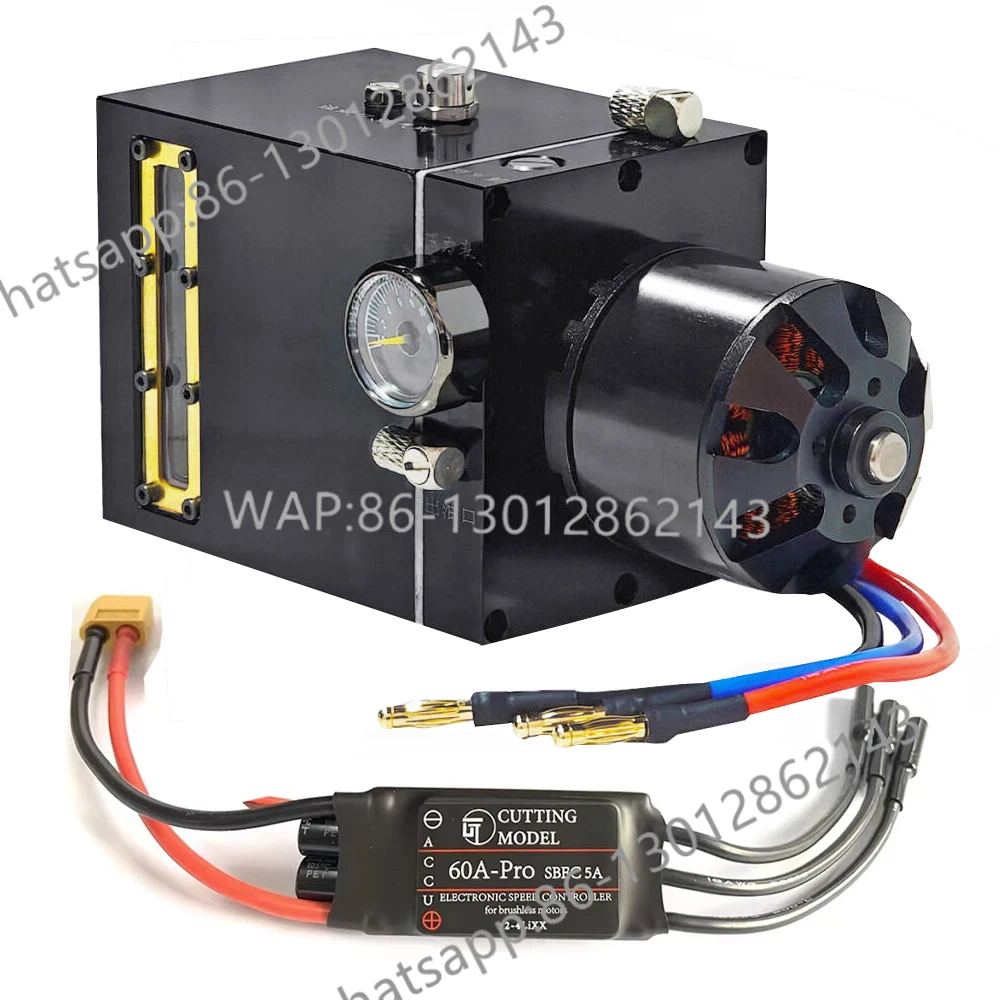 RC Hydraulic Model Oil Pump Hydraulic Integrated Pump with Oil Tank Pressure Regulating Safety Valve Excavator Model Accessories