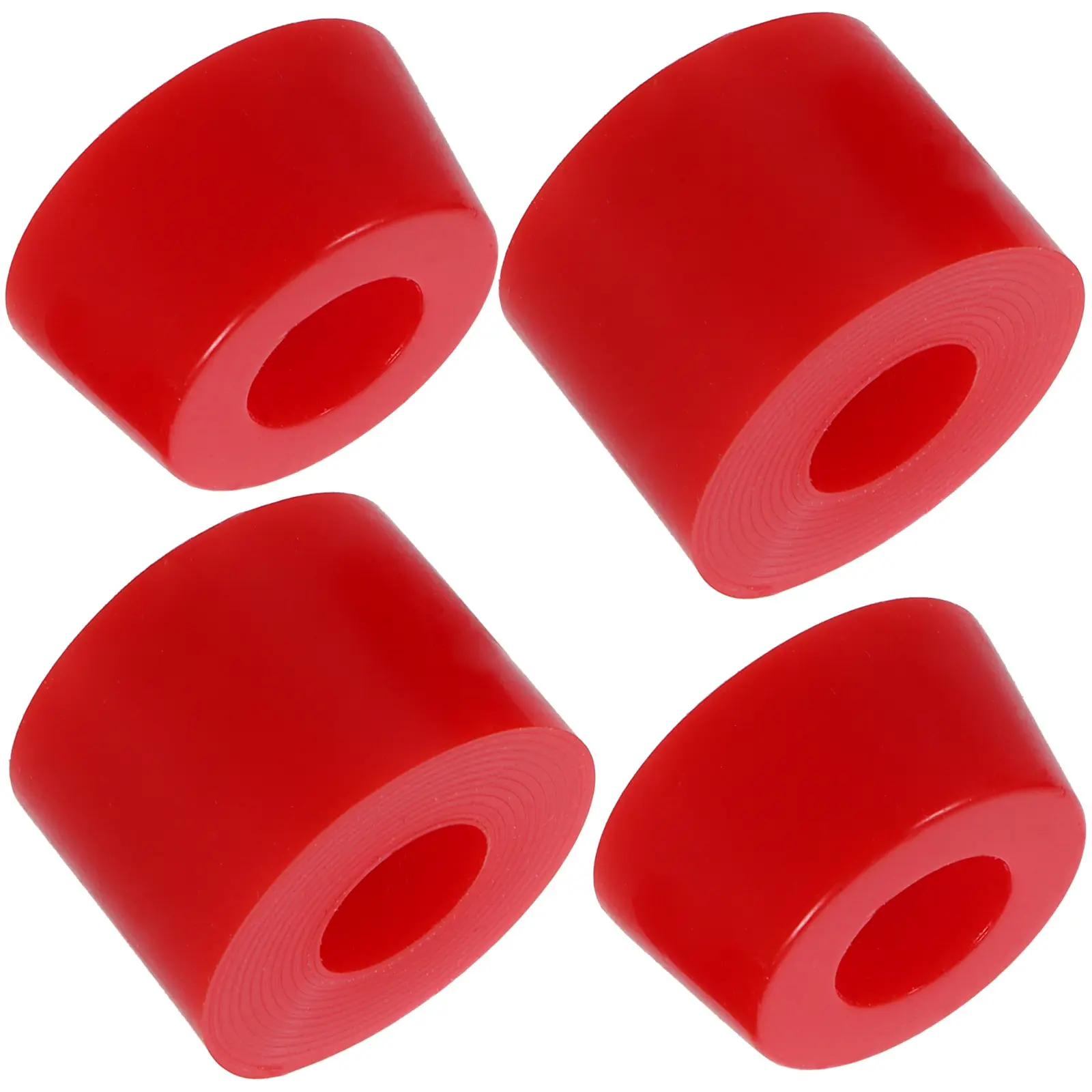 

4Pcs Skateboard Shocking Absorber Kit PU Damping Gasket for Truck Bushings Pivot Cups Stability Vibration Reduction