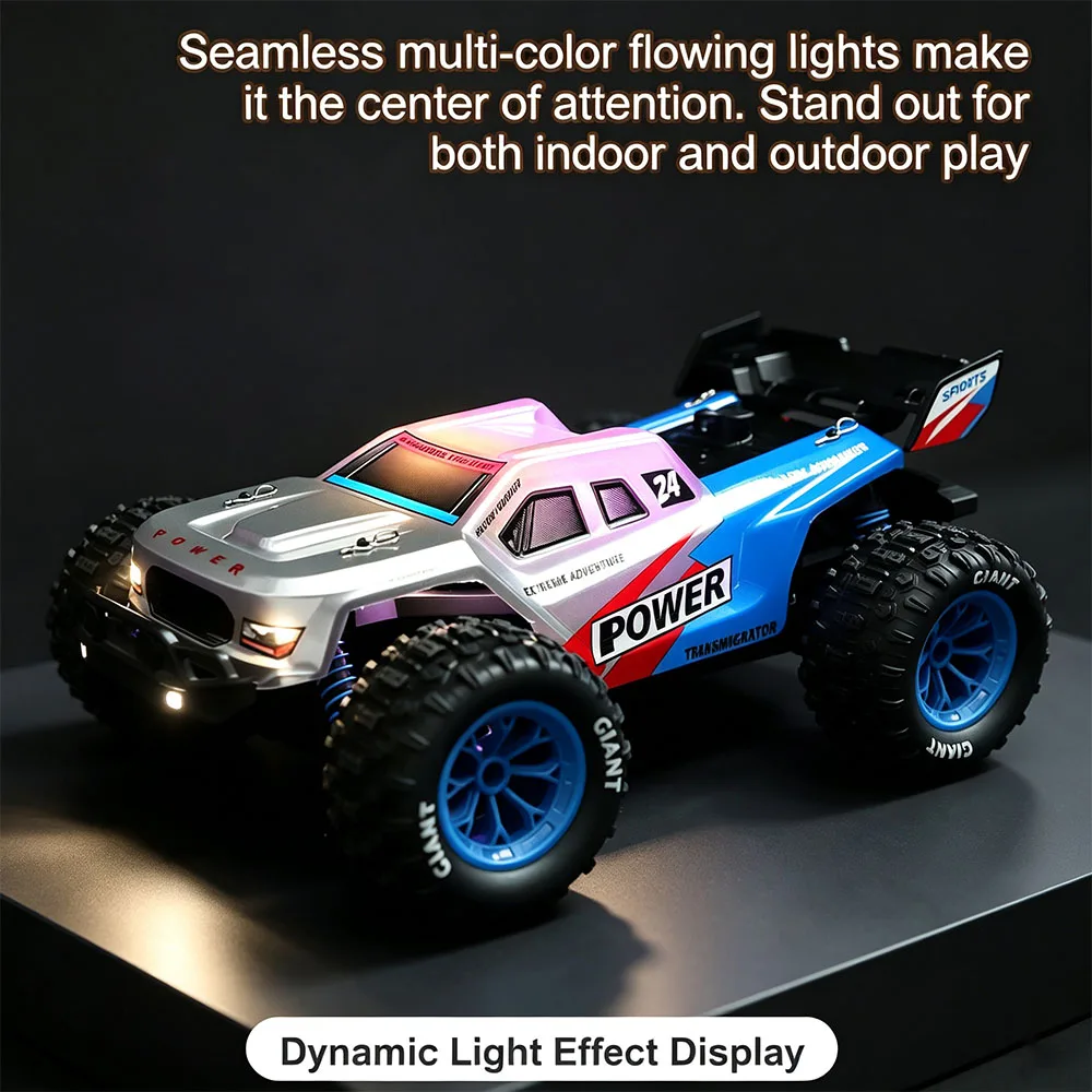 75KM 4WD /H RC Car Super Brushle High Speed Buggy 4x4 Off Road Remote Control High Speed Drift Racing Truck Drift Racing Toy Gif view 3