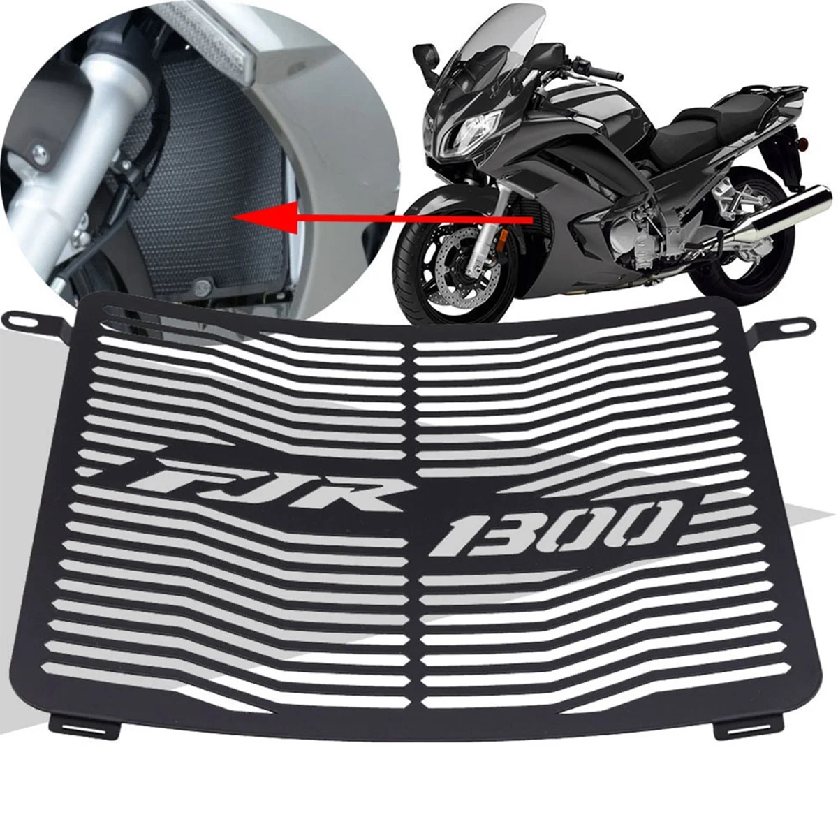 Motorcycle Accessories Radiator Grille Guard Cover Protector for Yamaha FJR1300 FJR 1300 2006-2018