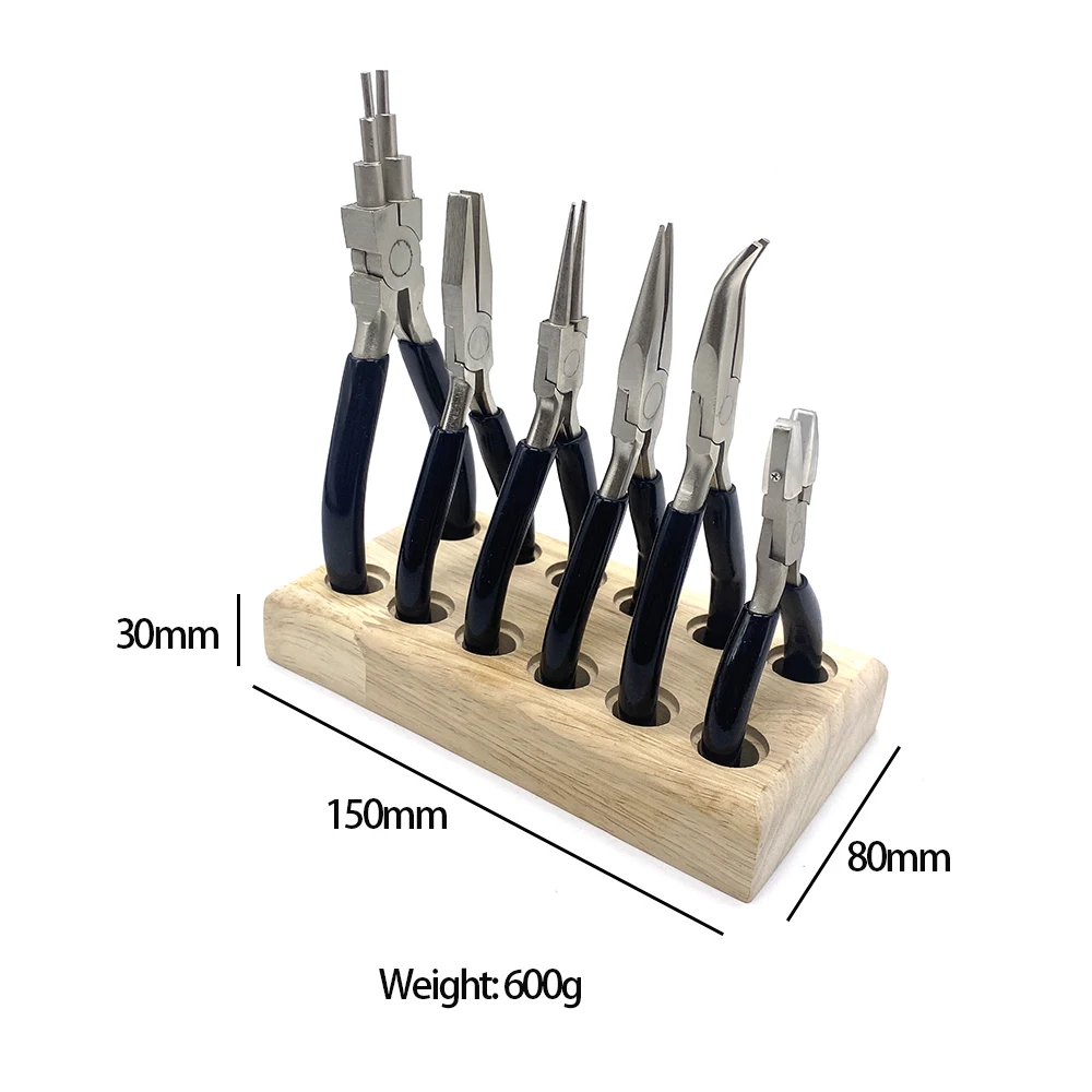 10PCS SETS Goldsmith Tools Anitilope Flat Cutting Pliers Jewelry Making Pliers Set