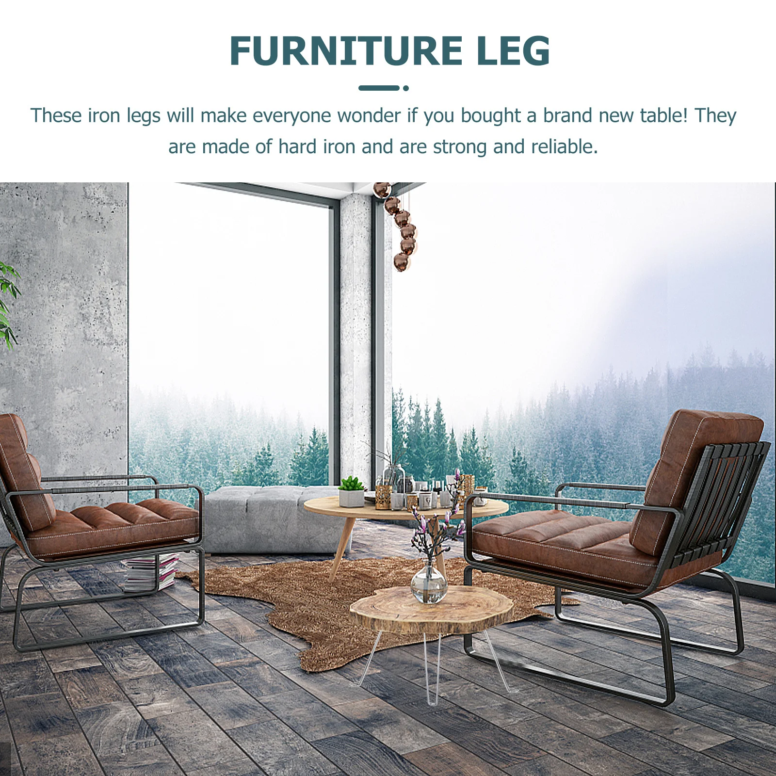 

4Pcs Folding Iron Table Legs Metal Wear Resistant Durable Home Desk Replacement Legs for Sofa Computer Bed Table Leg