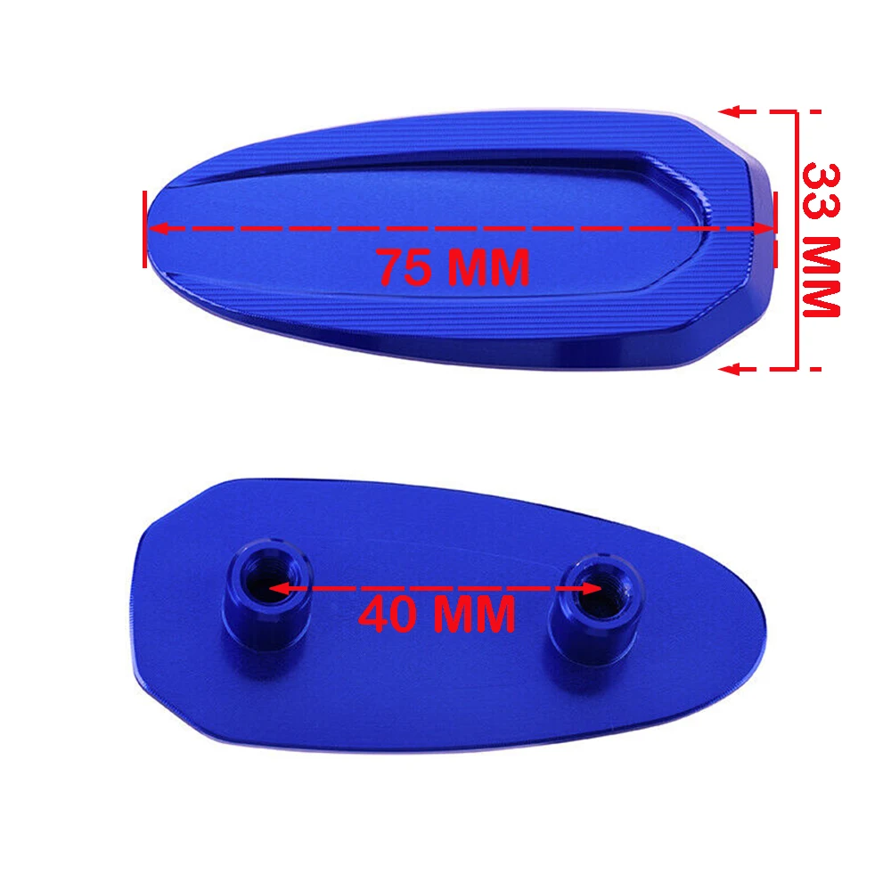 Fits for BMW M1000RR S1000RR M1000 S1000 RR Sport ABS 2020-2024 Motorcycle Mirror Blanking Plates Block Off Decorative Caps Kits 5