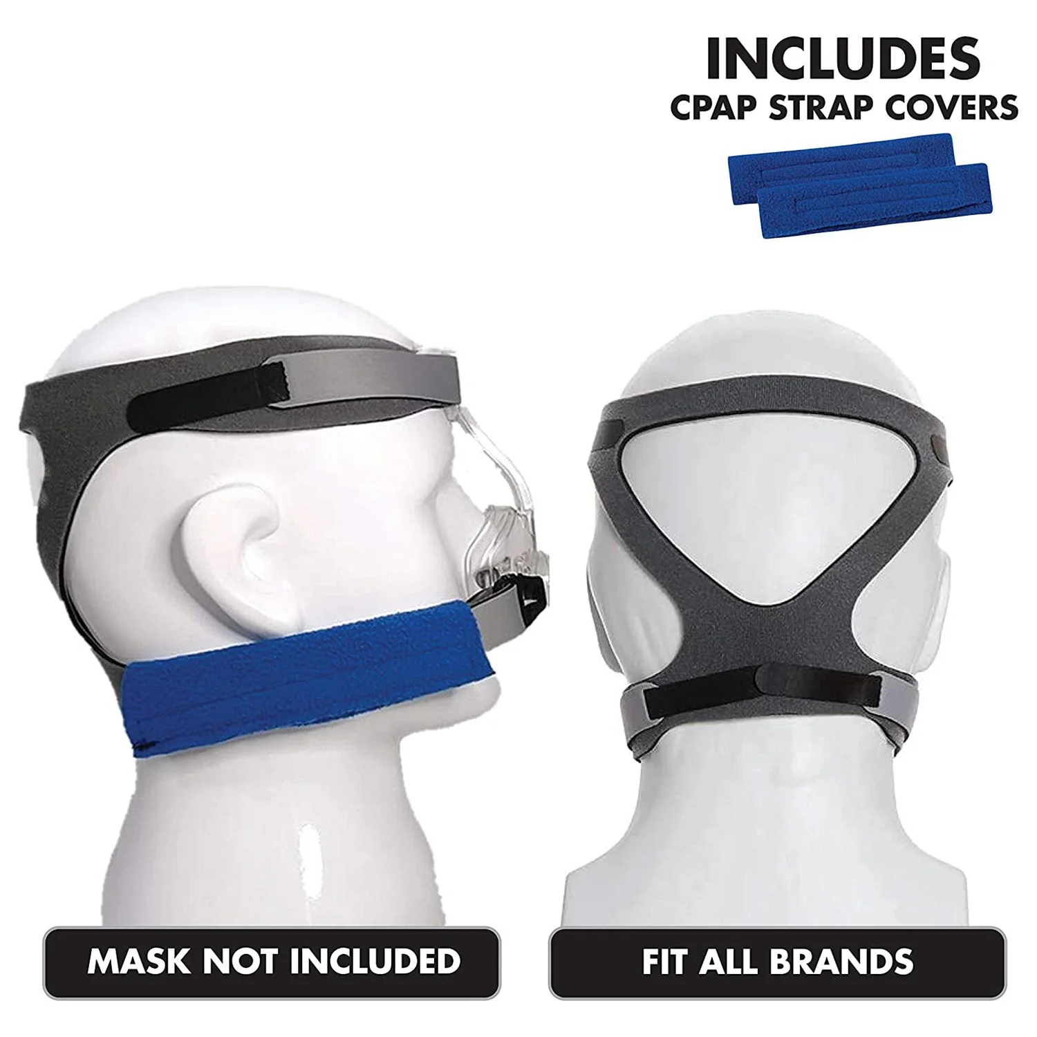 1 paio di forniture CPAP Comfort Pads prevengono il supporto per cinghie per maschere CPAP per il viso