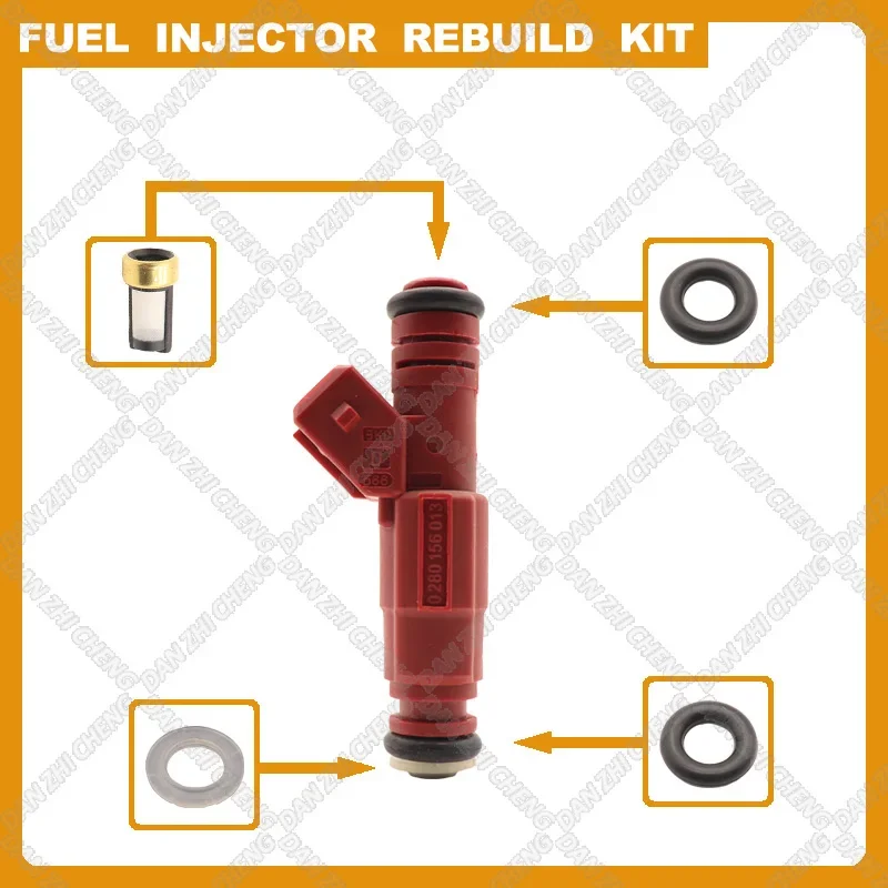 

Fuel Injectors Seals O-Ring Repair Filters for Chevy Ford GM V8 5.0L EV1 0280156013
