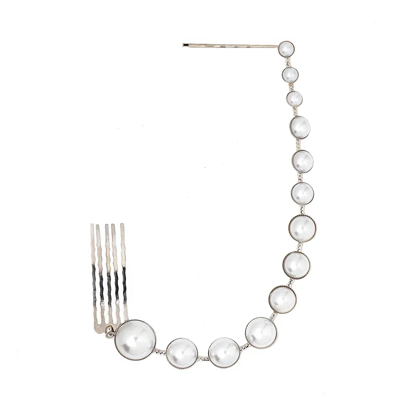 Fashion Pearl Wedding Hair Jewelry Charm Bridal Crystal Hair Combs Women Party Hairpins Wedding Hair Accessories