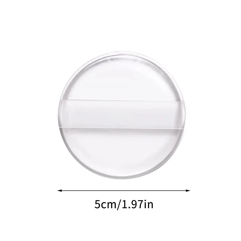 1/2PCS Soft Silicone Powder Puff Sponge For Cosmetic Face Foundation BB Cream No Powder Eating Powder Cosmetic Puff Makeup Tools