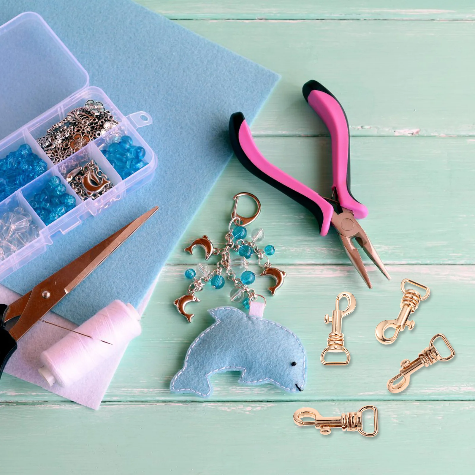 

5Pcs Zinc Alloy Bag Buckle Metal Durable Replacement Buckles for Shoulder Bag Crossbody Tote Accessories DIY Crafts