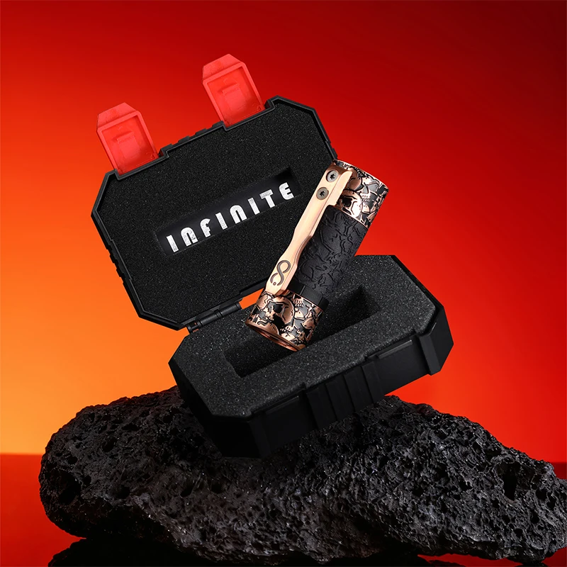 Originele mechanische mod ThunderCloud X Infinite Modz Hyperion V2 Mech Mod door enkele 18650/21700 afsluitbare schakelaar E-sigaretten Mod