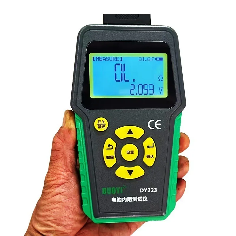 

Высокоточный тестер внутреннего сопротивления, профессиональный автомобильный ремонт, осмотр аккумулятора, измерители внутреннего сопротивления напряжения