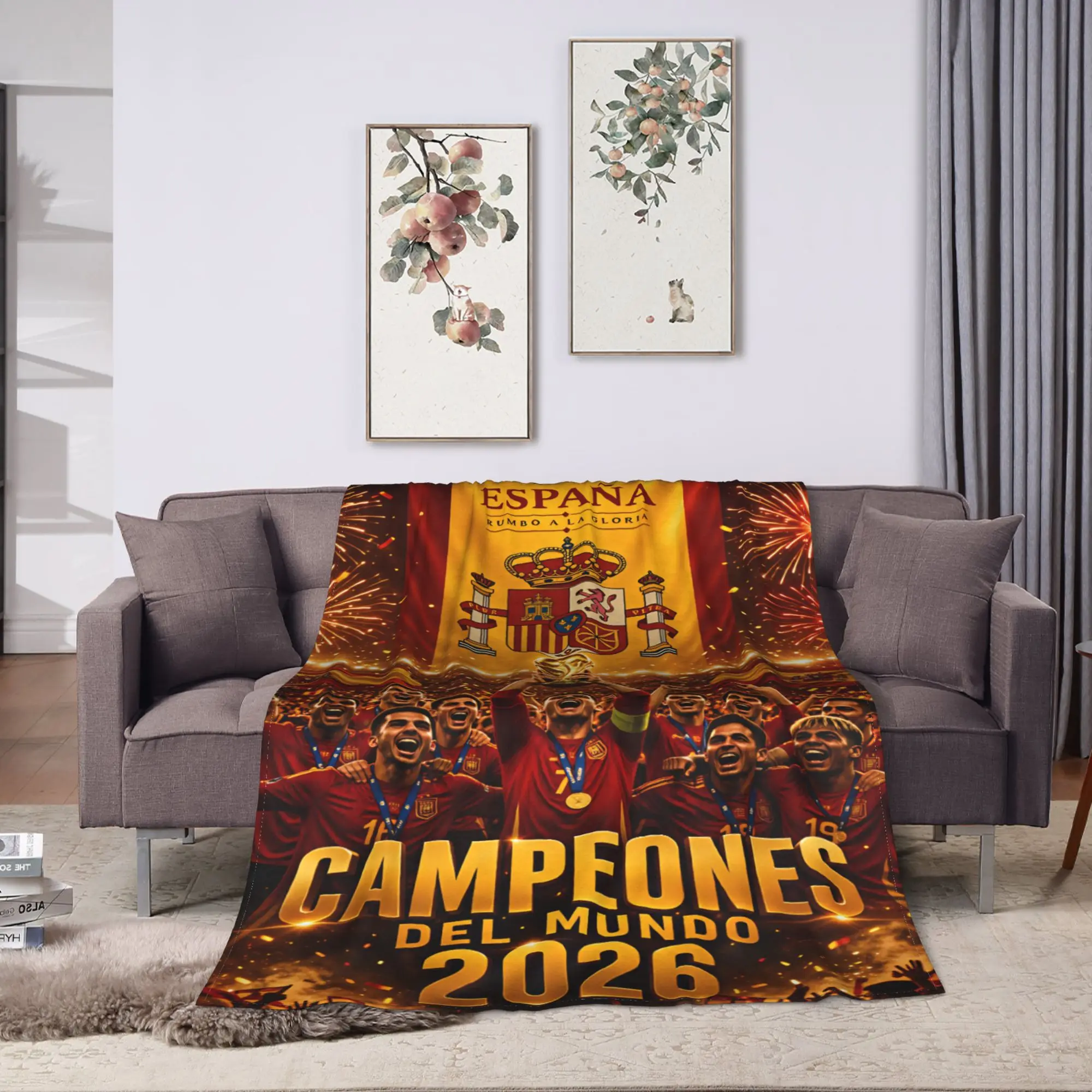 make spain great again  Flannel Blanket  Soft Bedding Throws for Couch Chair Decorative Aesthetic Bedspread Sofa Bed Cover