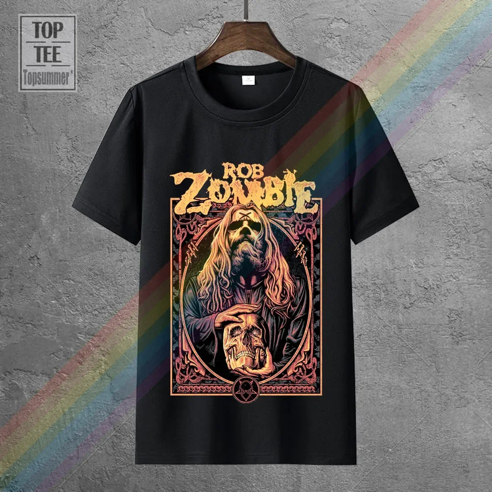 

Rob Zombie Warlock Rob Zombie T Shirt New 100% Authentic & Official Rare!!! Short Sleeve Fashion Summer Printing Casual