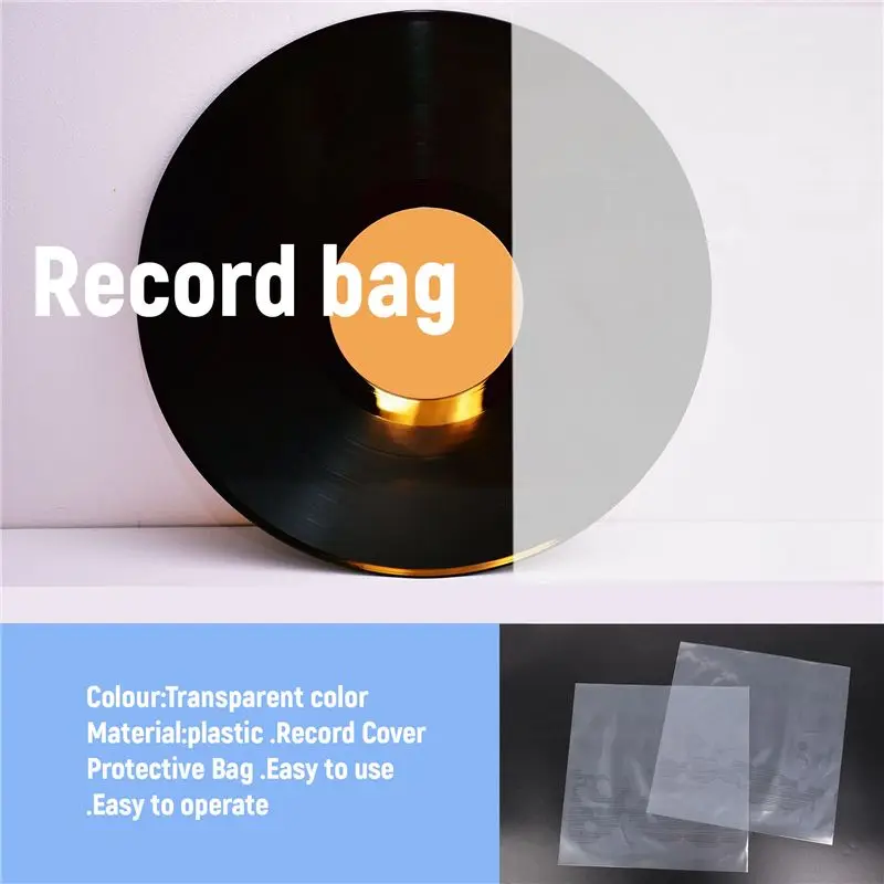 [B17B!】 30 Flat Open Top Bag 6.7Mil Strong Cover Plastic Vinyl Record Outer Sleeves For 12 Inch Double /Gatefold 2LP 3LP 4LP