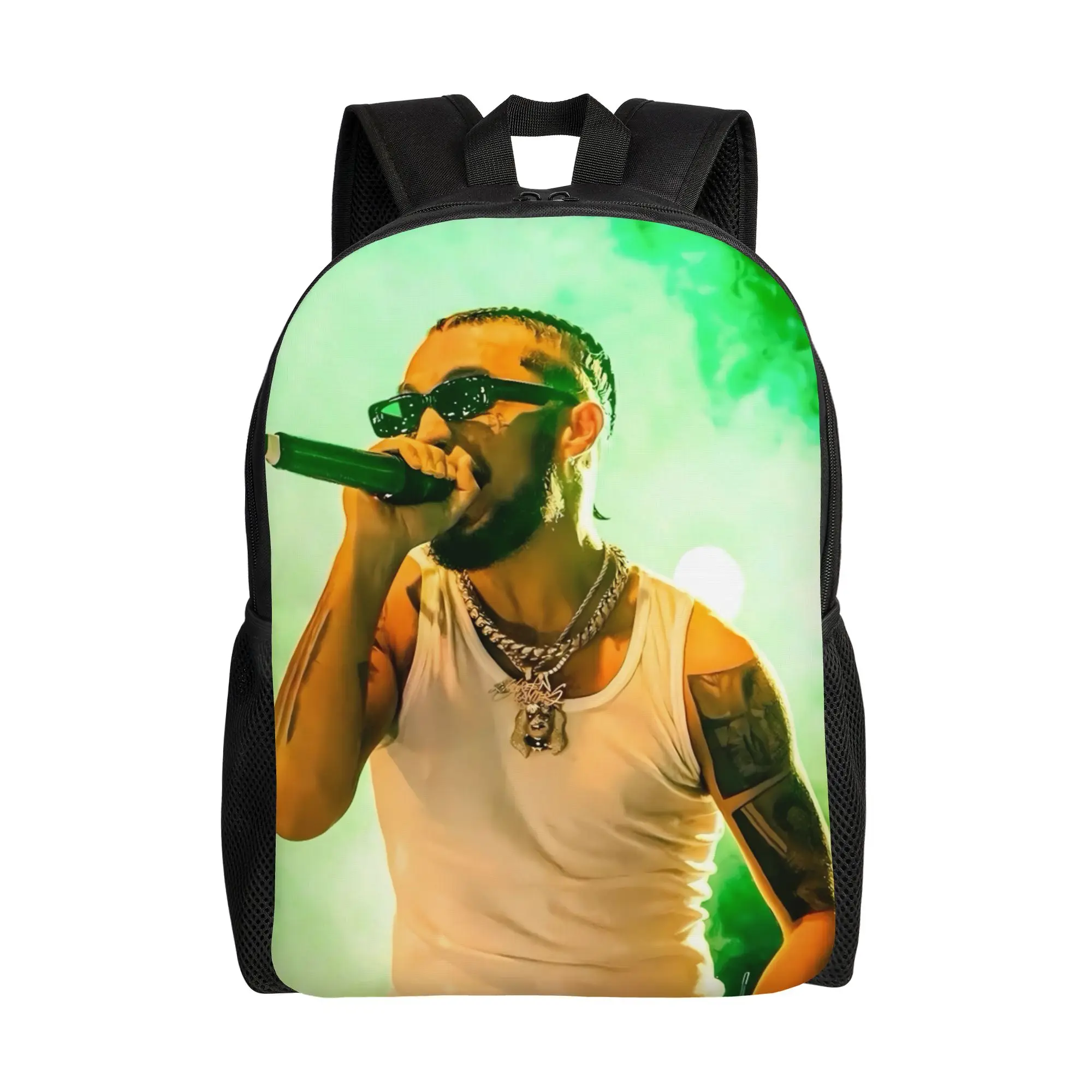 Rapper Jc Reyes Album Backpack Boy Girl Polyester University Backpacks Breathable Leisure School Bags Rucksack