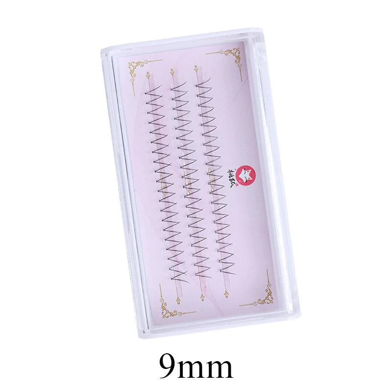 3D V-Type False Eyelashes Natural Individual Curl Lashes Cluster Lash Wispy Spikes Fairy Grafted Eyelash Extension Makeup Tools