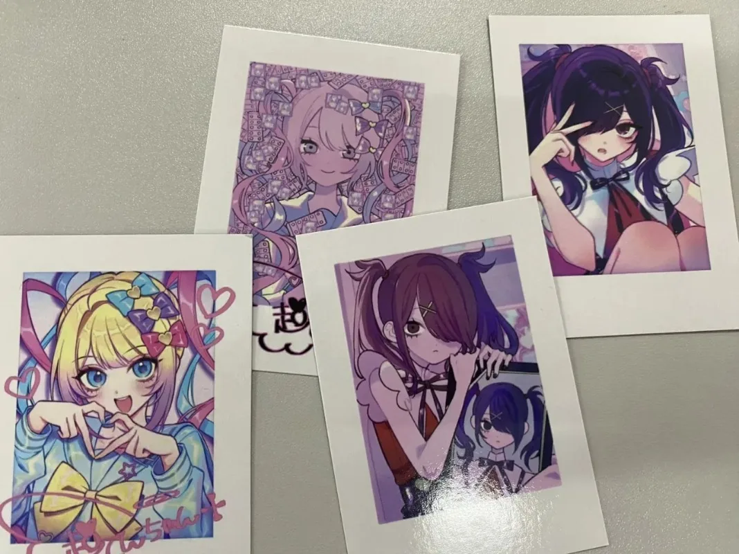 NEEDY GIRL OVERDOSE Anime Stickers Rain KAnge Student Message Collection Kids Friends Gift Waterproof Diy Hand Account Postcard