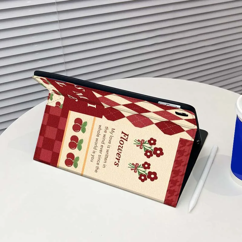 Retro modello diamante per iPad Pro 7 8 9 Gen 2 11 13 5th 6th 10th 11th M5 M4 12.9 10.9 10.2 pollici 2024 2025 Custodia per tablet