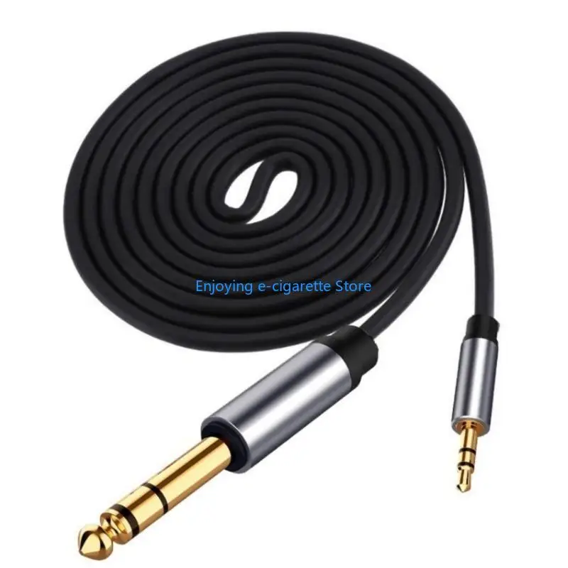 Durability 3.5mm to 6.35mm Audios Cable for Home Theater and Professional Use Y4QF