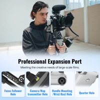 ZHIYUN CINEPEER CRANE 4E Gimbal Stabilizer 3-Axis Handheld Gimbal Stabilizer for Sony Canon Nikon DSLR Mirrorless Cameras