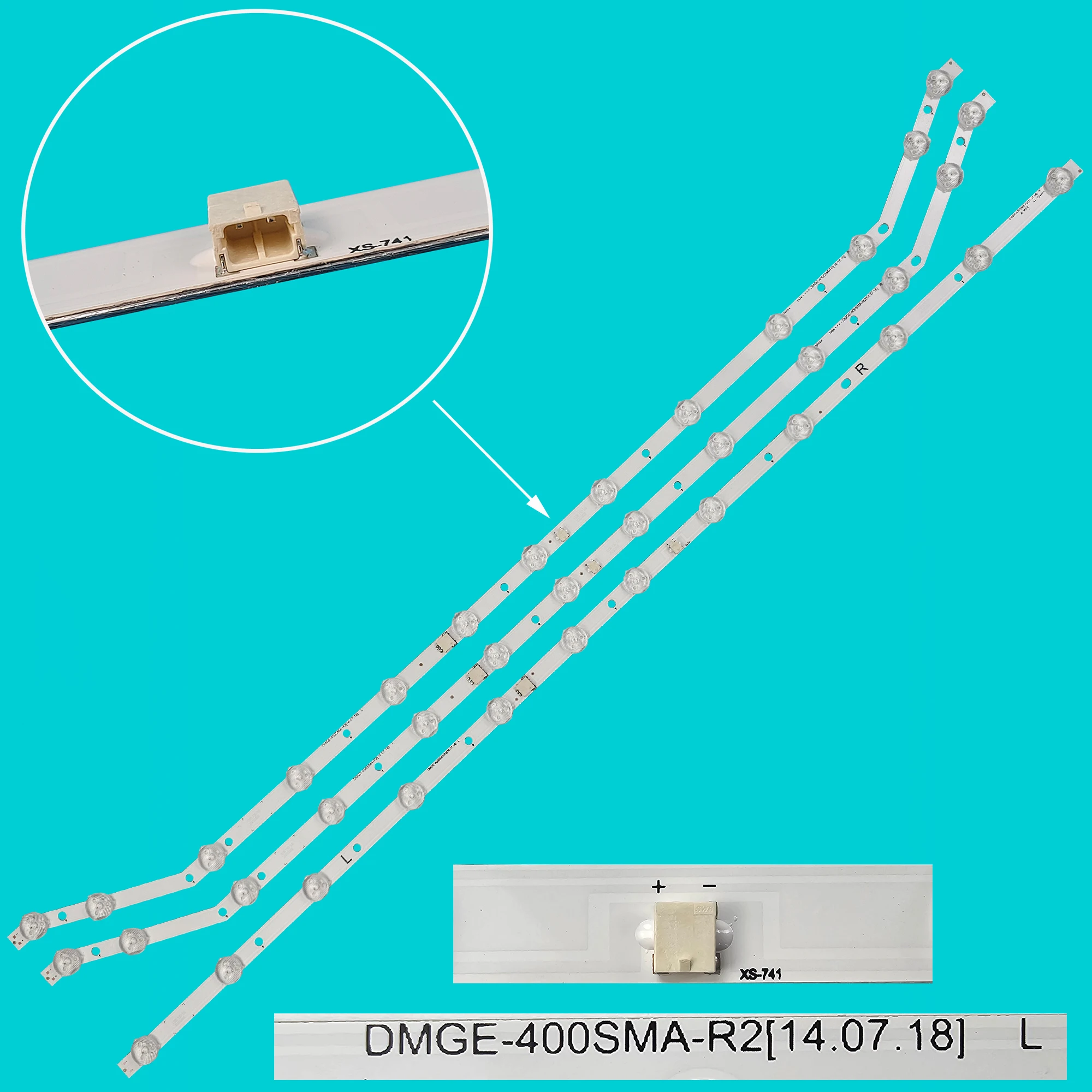 

LED BackLight Strip For UE40H4200 BN96-32767A BN96-32768A BN61-10607A BN61-10610A DMGE-400SMB-R2 DMGE-400SMA-R2