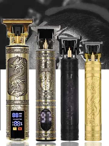 OHS Rechargeable  Vintage T9 Cordless Hair Cutting Machine Electric Shaver For Man Hair Clipper Barber Trimmer Beard Razors