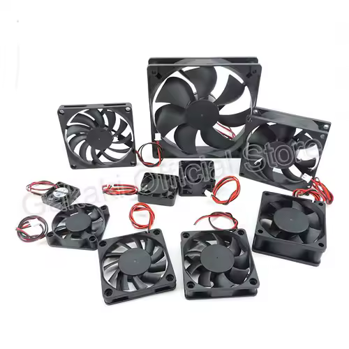 4010 12025 8010 30mm dc 5V 12V 24V Cooling Fan Brushless Motor Case Quiet 40MM 50MM 60MM 70MM 80MM 90MM 120MM for 3D print 2PIN - Image 4