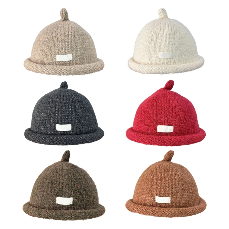 Knit Worker Hat Docker Cap Hat Adjustable Outdoor for Boy Girl