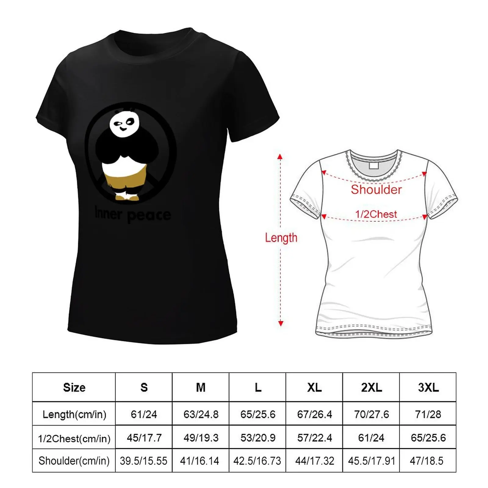 Inner peace shirt T-Shirt summer tops Short sleeve tee summer clothes korean fashion summer blouses woman 2024