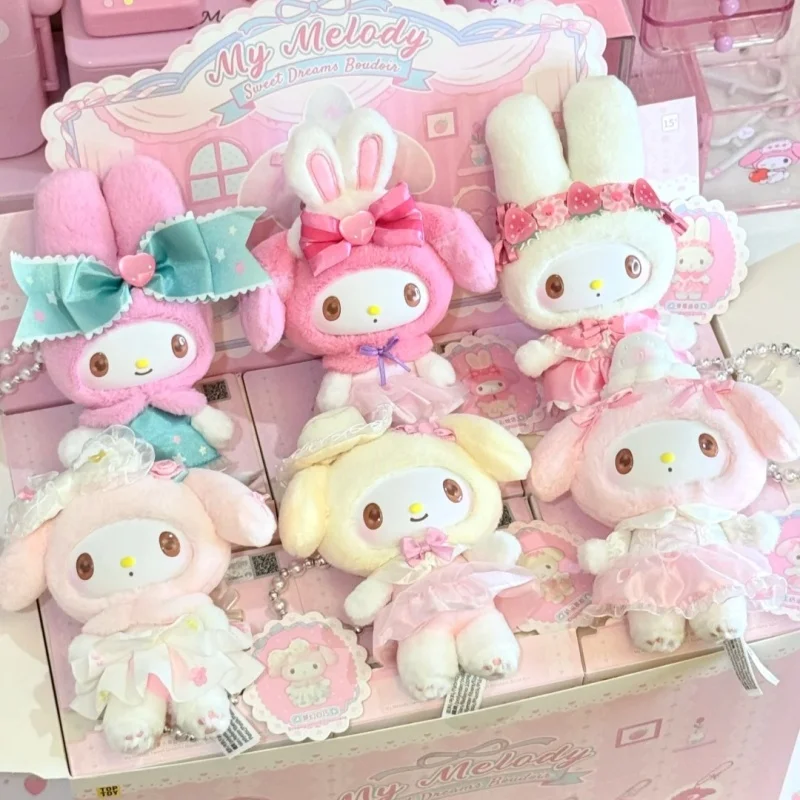 

Genuine TOPTOY My Melody Sweet Lady House Series Mystery Box Toys Vinyl Plush Pendant Blind Box My Melody Figure Birthday Gift