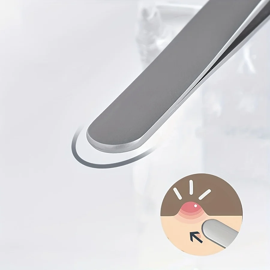 Mitesser-Entfernungsset aus Edelstahl – zum Entfernen von Mitessern, zur Entfernung von Akneextraktion, Gesichtspflegeset zur Entfernung von Nase und Gesichtsflecken