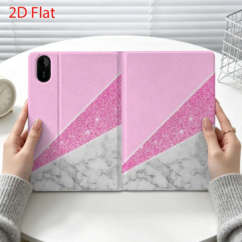 Luxury popular pattern Fashion For Xiaomi Poco Redmi Pad 8 2 4 C1 6 6S 7 7S SE 9.7 14 11 11.2 Inch Pen Tray Tablet Case