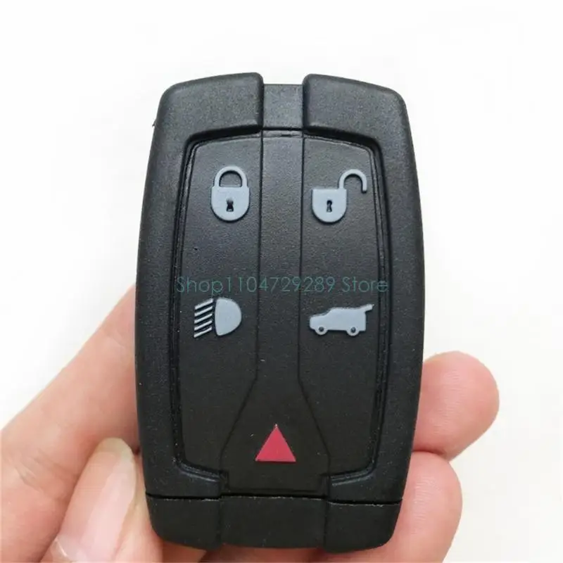 

Remote Smart-Fob Blank Key Cover Case Suitable for Rover-Freelander 2 Keyless Entry Remote Car 5 Button Uncut-Blade