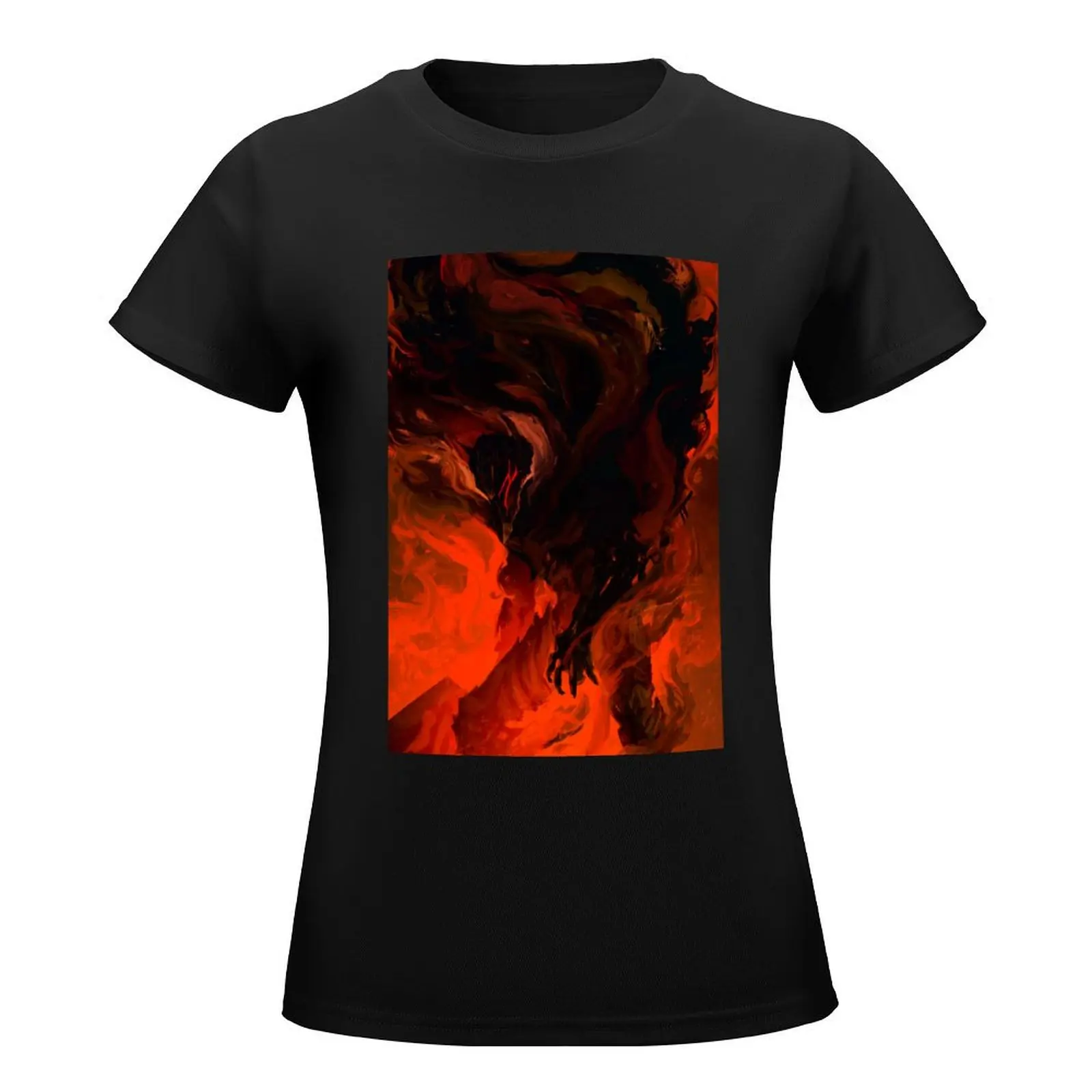 Inferno T-Shirt hippie clothes Female clothing vintage clothes t shirts for Women