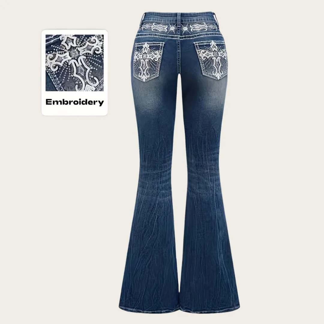 Jeans Flare Pants W…