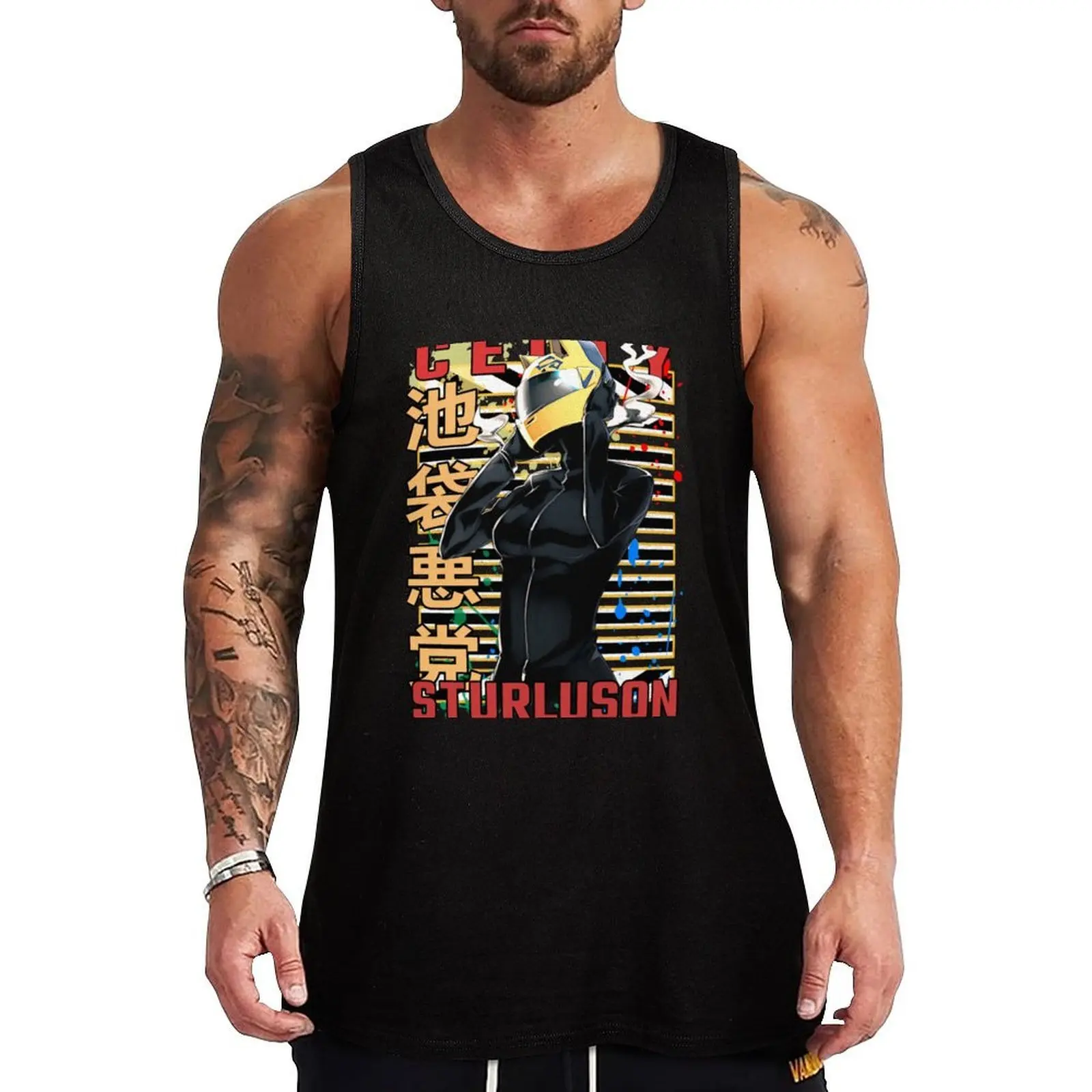 

Celty Sturluson Durarara DRRR!! Cool Anime Manga design Gift T-Shirt Anime Tank Top clothing men mens gym clothes