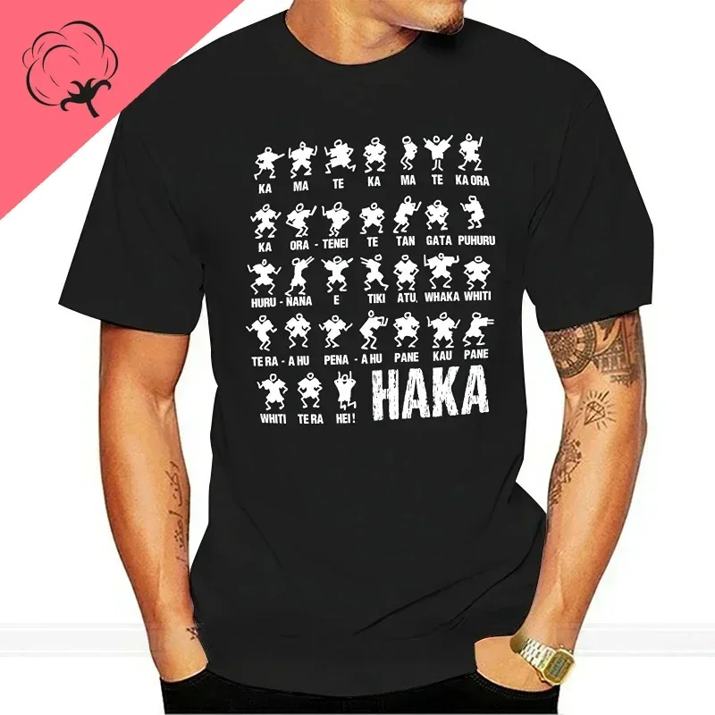 New Zealand All Tshirt Haka Action Silhouette Mens  Top Black Funny Rugby Cool Casual Pride T Shirt Men Unisex New