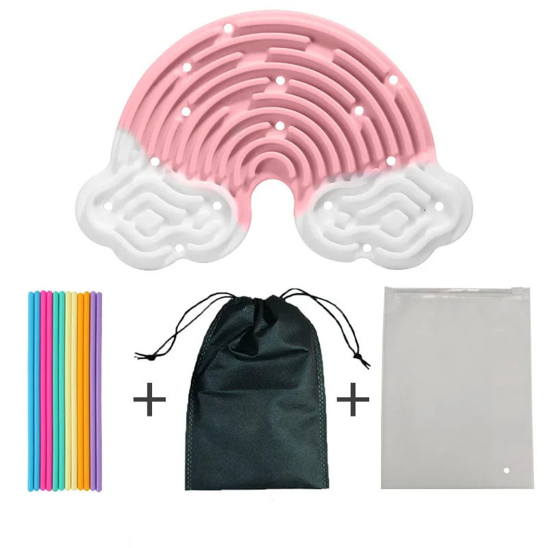 Silikon-Sensorik-Matte zur Stresslinderung, Stressabbau-Spielzeug, Aktivitätsbrett, Puzzle-Spielzeug, Quetsch-Stressabbau-Spielzeug, Fidget-Spielzeug – Detail 9