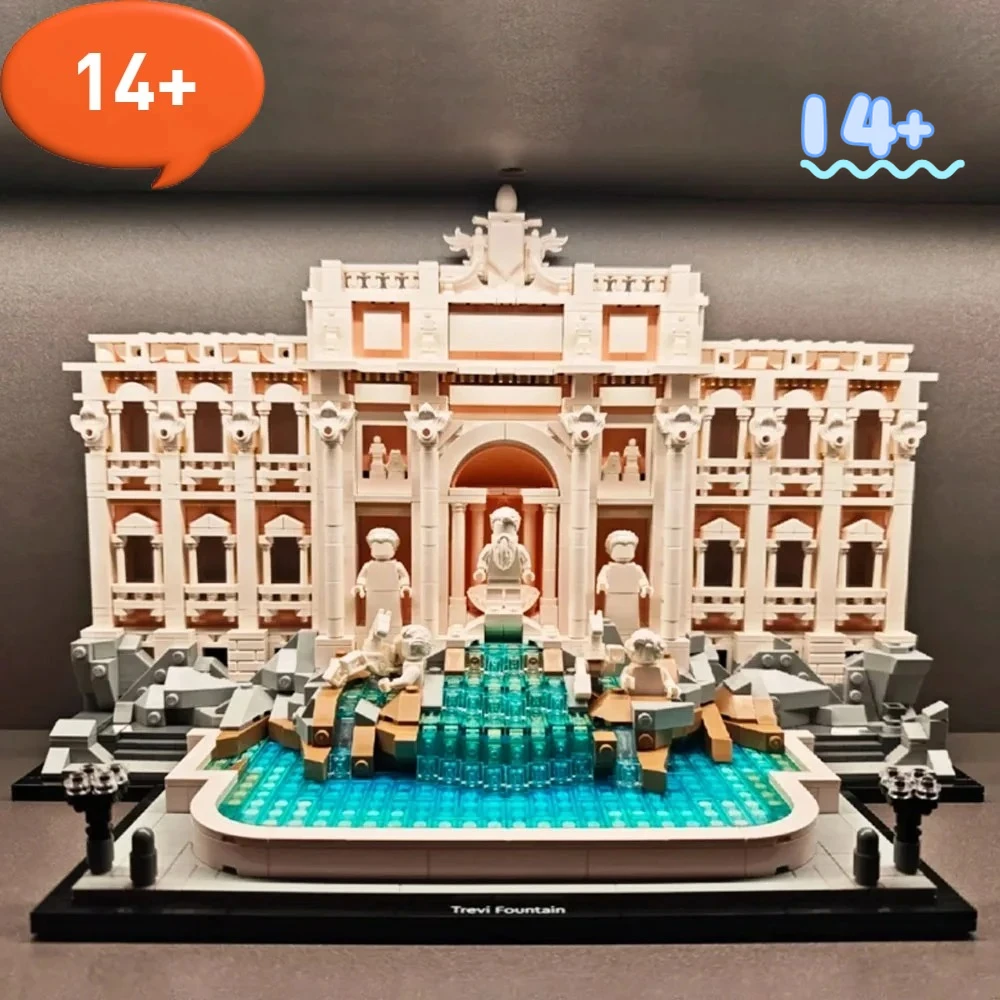

Конструктор Disney 21062 «Фонтан Треви», премиум-набор, историческая реплика, игрушка-подарок для взрослых и детей на день рождения и Рождество
