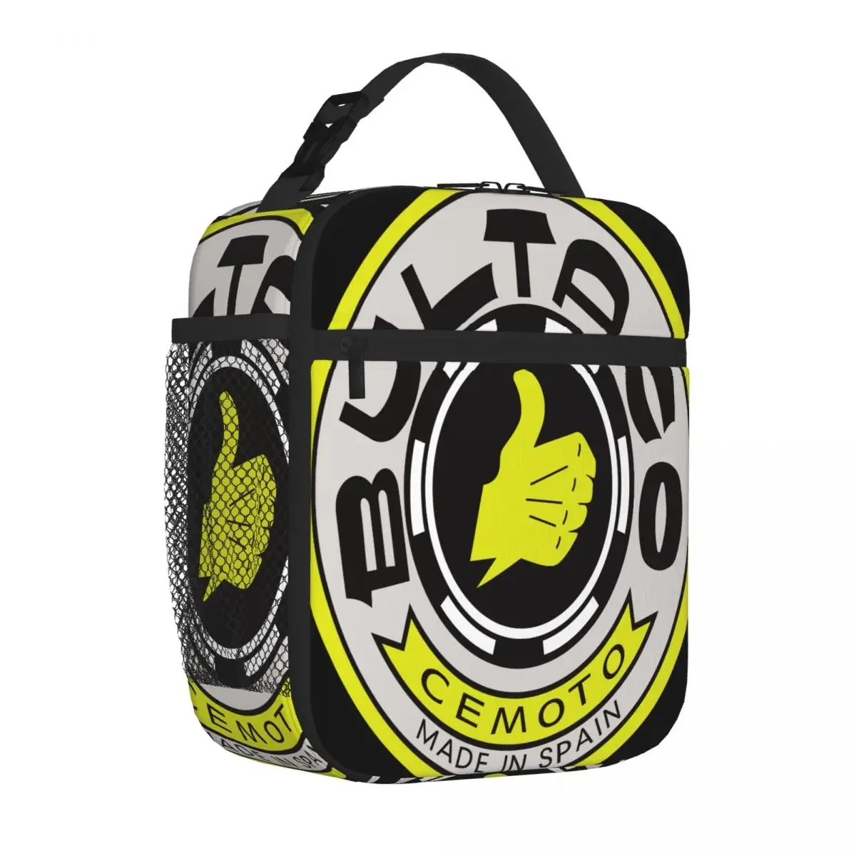 Hot Sale Bultaco Cemoto Splicing Color Foldable Lunch Bag Back To School Camping Lunch Bag