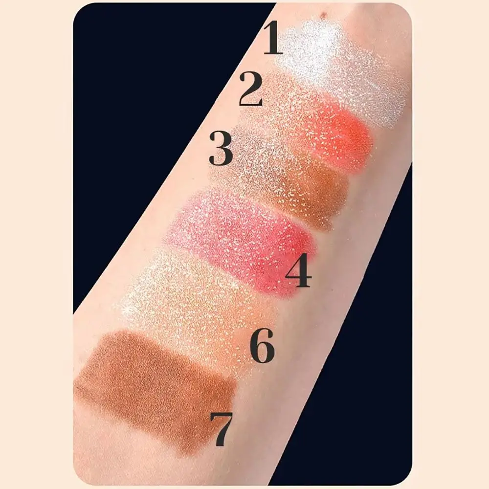 1Pcs Durable Double End Eye Shadow Stick Longlasting Glitter Eyeshadow Pencil 6 Colors Matte Lying Silkworm Pen Makeup Cosmetic