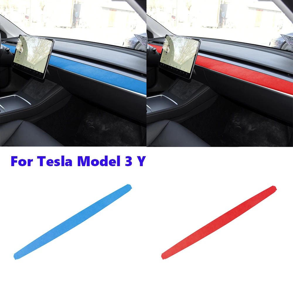 

For Tesla Model 3 Model Y 2023-2019 Car Dashboard Cover Decorative Wrap Cap Protector Pad Innner Accessories
